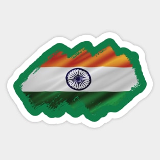 Indian Flag Sticker